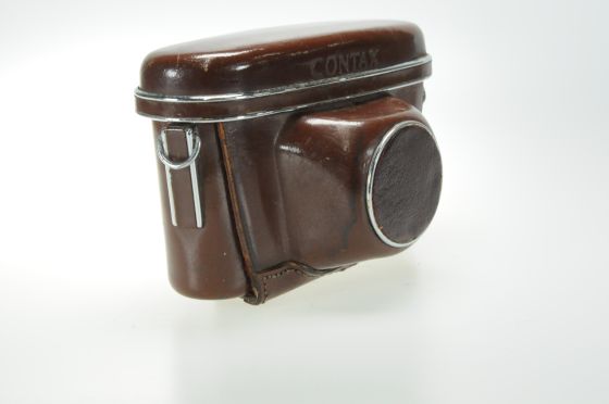 Zeiss Ikon Contax Camera Case - Brown w/ Strap