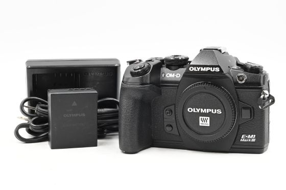 Olympus OM-D E-M1 Mark III 20.4MP Mirrorless MFT Digital Camera Body