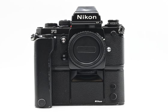 Nikon F3HP SLR Film Camera w/MD-4 Motor Drive