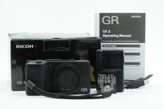 Ricoh GR II 16.2MP Digital Camera w/18.3mm f2.8 Lens