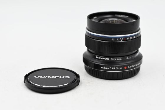 Olympus Digital 12mm f2 ED MSC M.Zuiko Lens MFT, Limited Edition Black