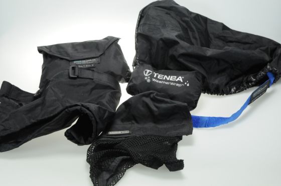 Lot of Think Tank & Tenba Covers, Wraps and/or Storage Bags