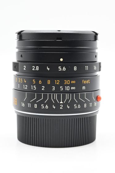 Leica 11604 28mm f2 Summicron-M ASPH Lens Black