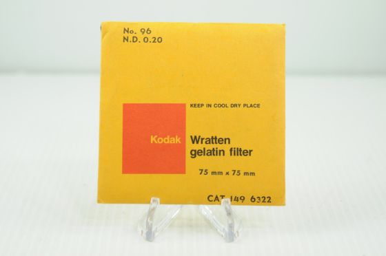 Vintage Kodak 75mm No. 96 Neutral Density ND 0.20 Wratten Gelatin Filter