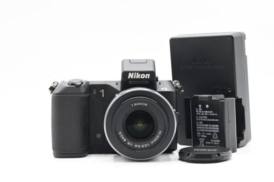 Nikon 1 V2 14.2MP Mirrorless Digital Camera Kit w/ Nikkor 10-30mm Lens