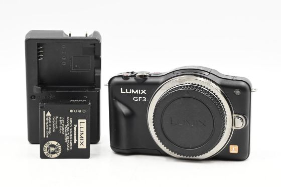 Panasonic Lumix DMC-GF3 12.1MP Mirrorless Digital Camera Body MFT