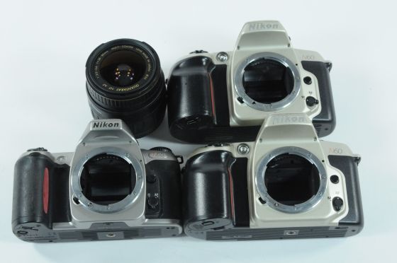 Lot of Nikon Auto Focus SLR Cameras & Lenses for Parts Repair