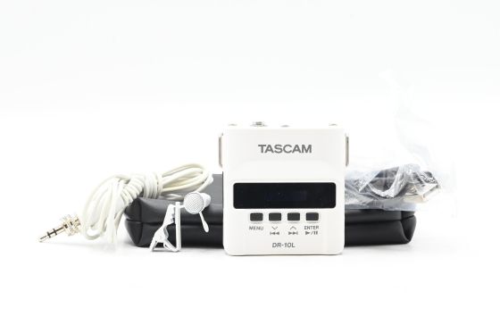 Tascam DR-10L Micro Portable Audio Recorder with Lavalier Microphone