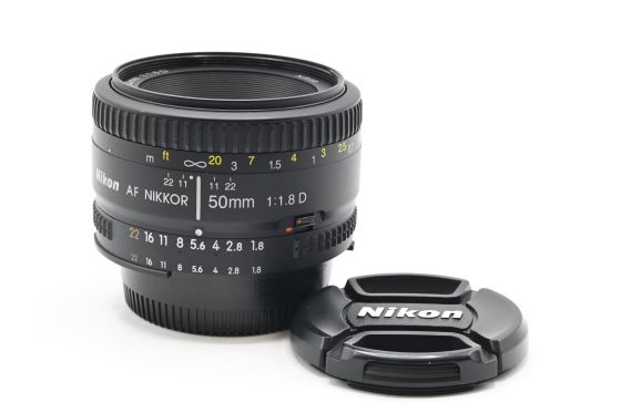 Nikon Nikkor AF 50mm f1.8 D Lens
