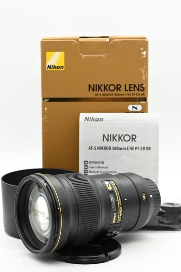 Nikon Nikkor AF-S 300mm f4 E PF ED VR Lens