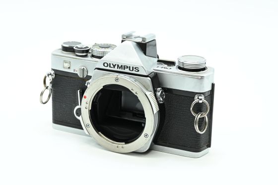 Olympus OM-1 Chrome SLR Film Camera Body OM1