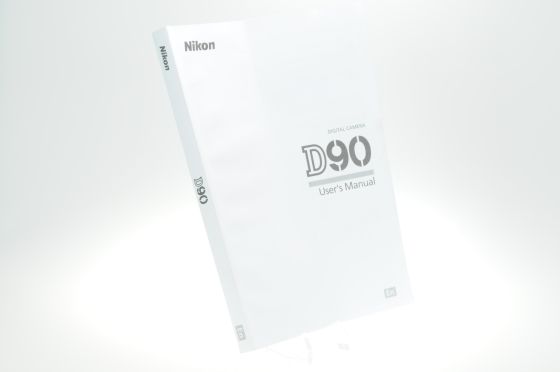 Nikon D90 User's Manual Instruction Guide