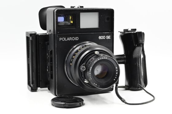 Polaroid 600SE Medium Format Camera w/127mm f4.7 Mamiya Lens 600-SE