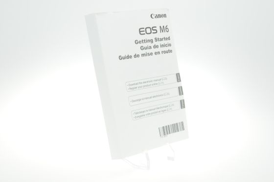 Canon EOS M6 Getting Started User Instruction Manual Guide