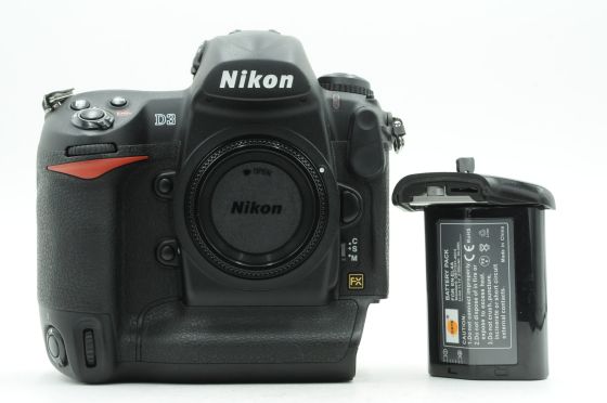 Nikon D3 12.1MP Digital SLR Camera Body [No Charger]