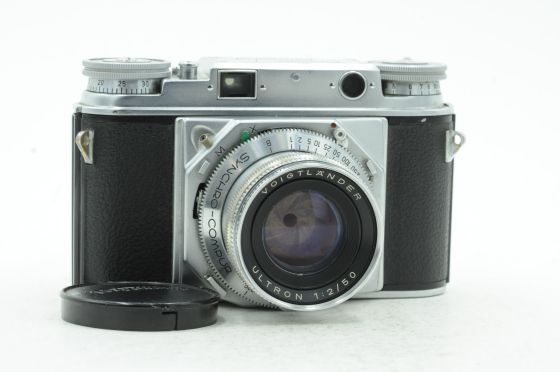 Voigtlander Prominent Rangefinder Film Camera w/ 50mm F2 Ultron
