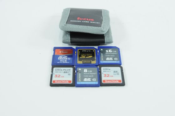 Lot of Assorted SD Memory Cards