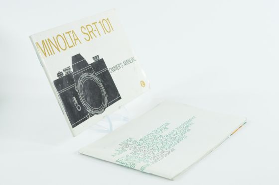 Minolta SR-T101 SRT 101 camera Owner's Guide Instruction Manual