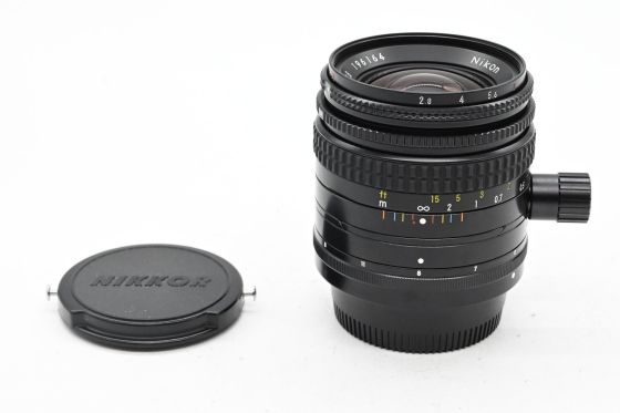 Nikon Nikkor 35mm F2.8 PC Black Knob Lens