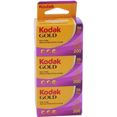 Gold 200 Color ISO 200 Negative Film (35mm) (36 exp) (3-Pack)