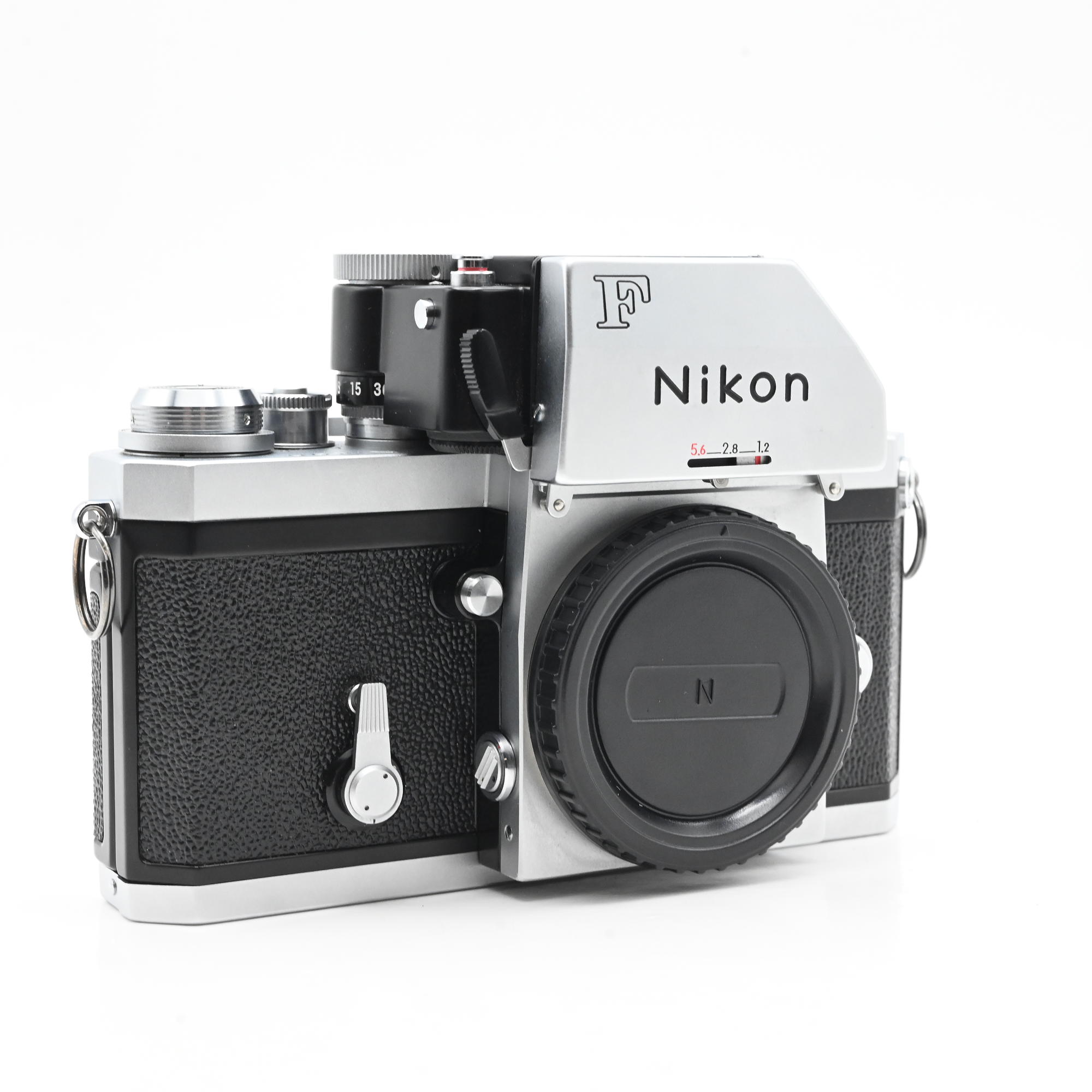 Light Inop Used Nikon F SLR Camera Body Chrome *Light Meter Inop. in 'Good' condition
